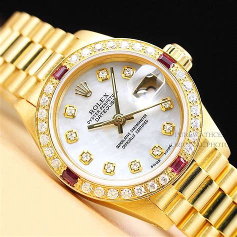 women gold rolex watches|pre owned women's Rolex watches.